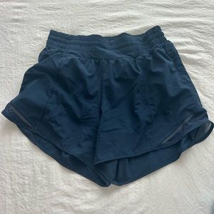 Navy Hotty Hot Shorts Lululemon